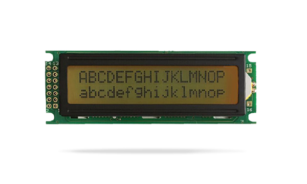 字符型液晶模块JXD1602B黄绿屏橙光