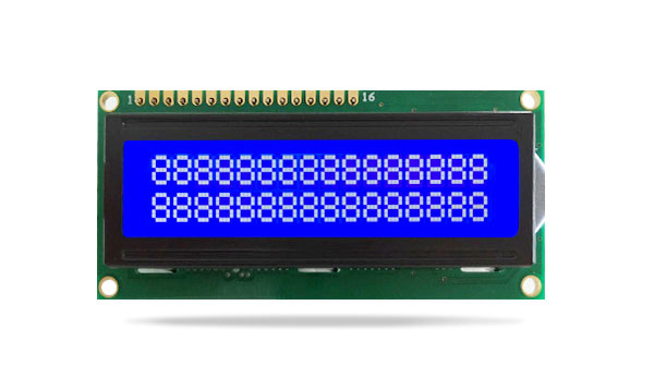 字符型液晶模块JXD1602A-S STN兰屏白光