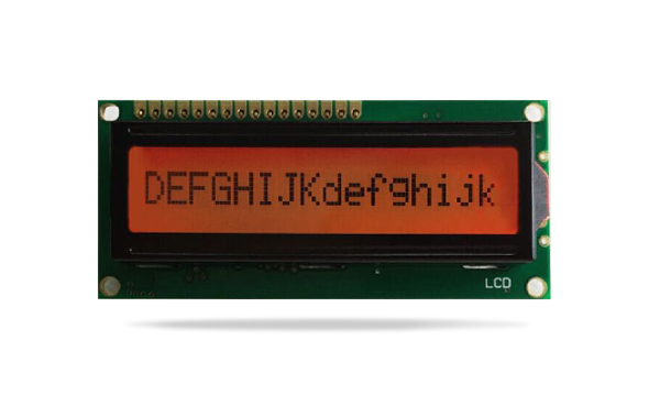 字符型液晶模块JXD1601A STN黄绿红光